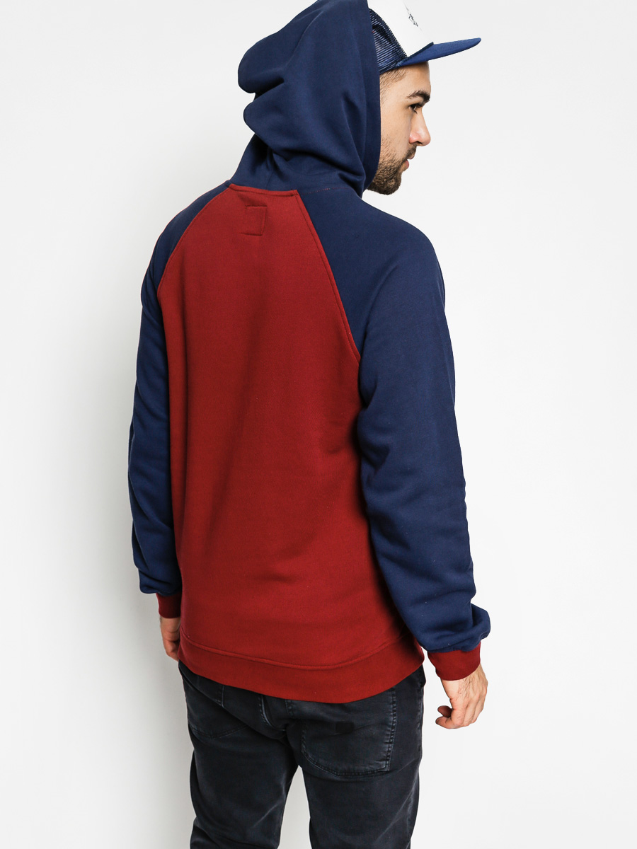 blood red hoodie