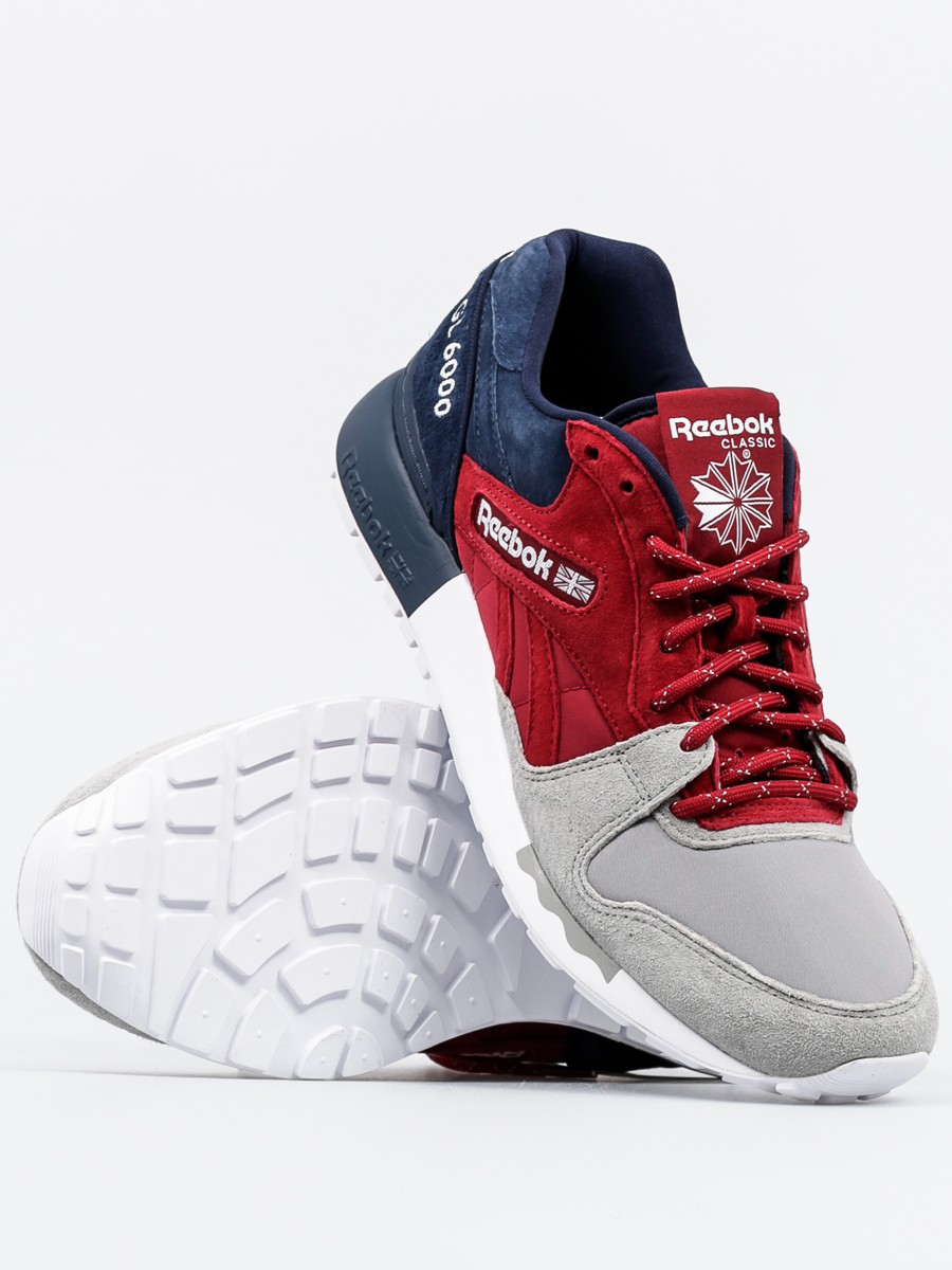 Reebok Shoes GL 6000 SNE (cranberry red/tin grey)
