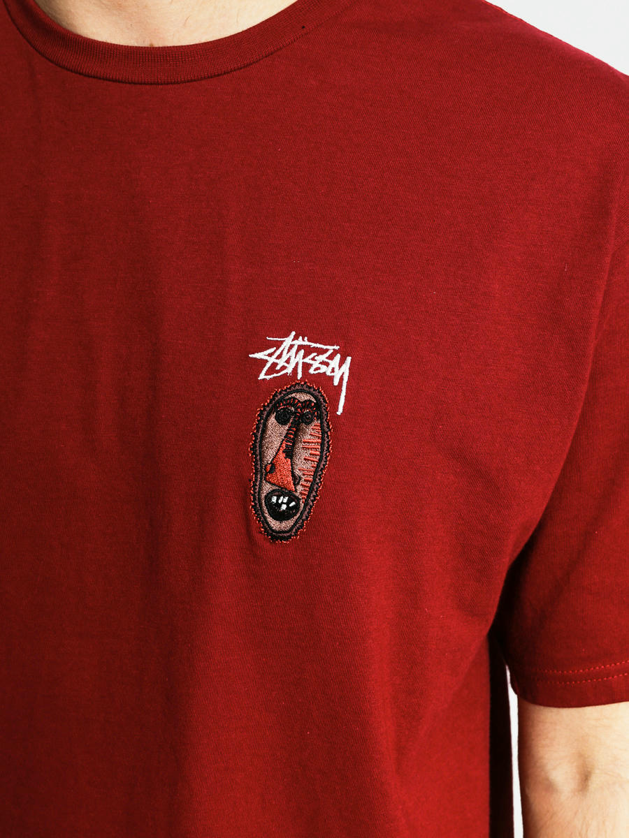 Stussy T-shirt Stock Mask (dark red)