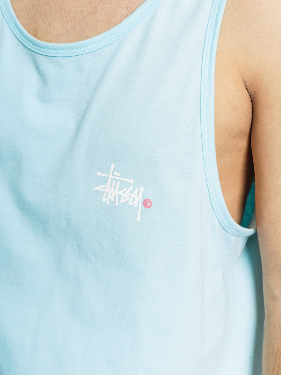 Stussy Tank top Basic Logo Tank (light blue)
