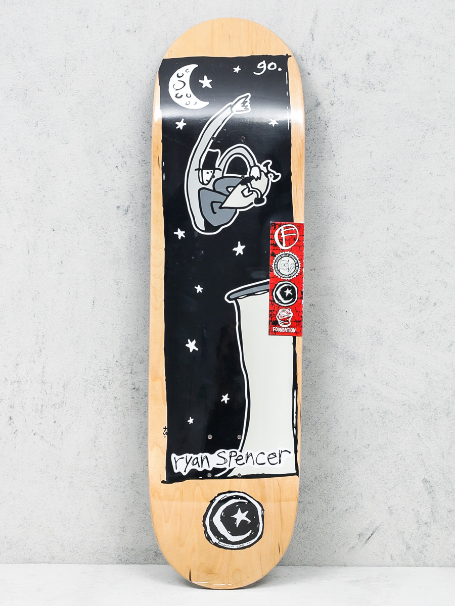 Foundation Deck Spencer Go (black/wood)