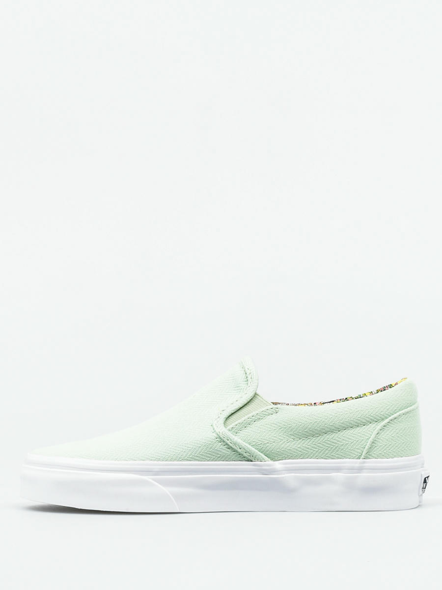 Mint green slip on hot sale vans