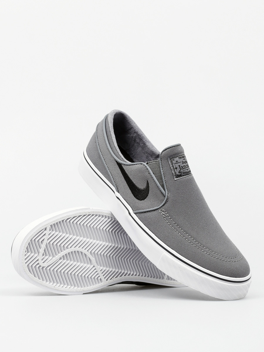 nike janoski slip on grey