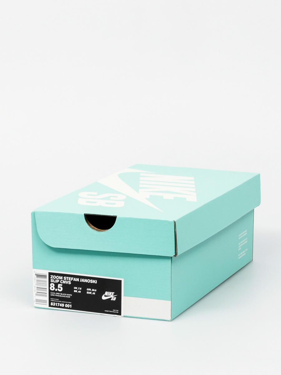 Nike SB Shoes Zoom Stefan Janoski Slip Cnvs (cool grey/black white)