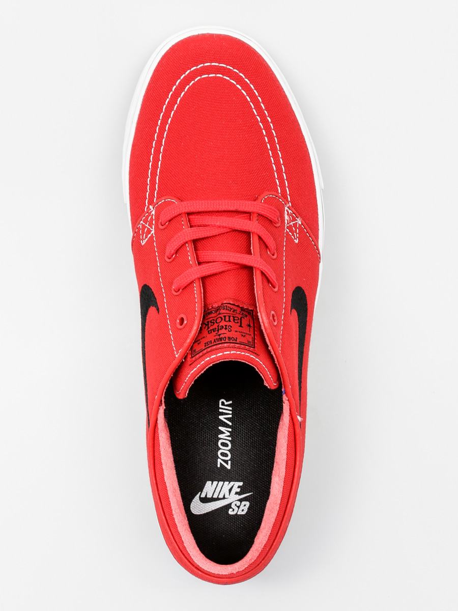 Nike SB Shoes Zoom Stefan Janoski Cnvs (unvrsty rd/blk gm lght brwn wh)