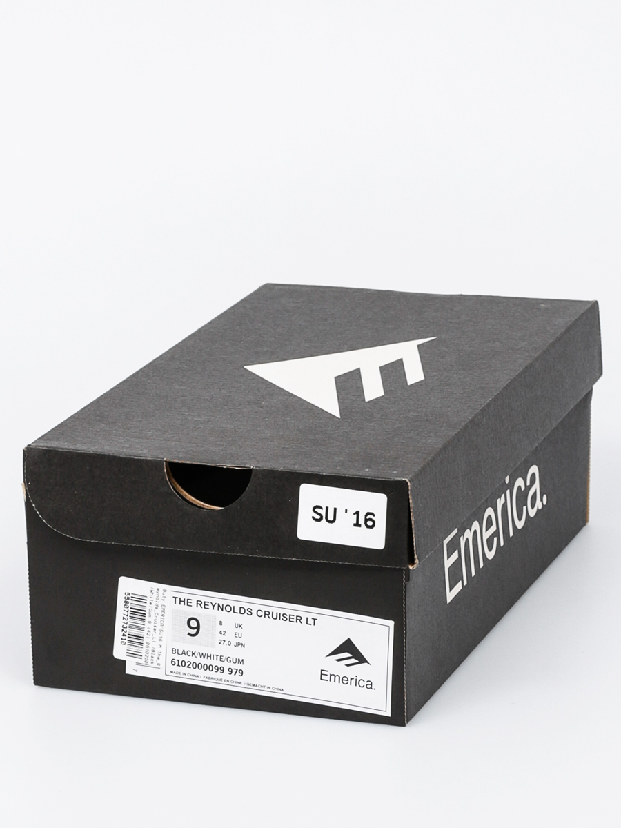Emerica Shoes The Reynolds Cruiser LT (black/white/gum)