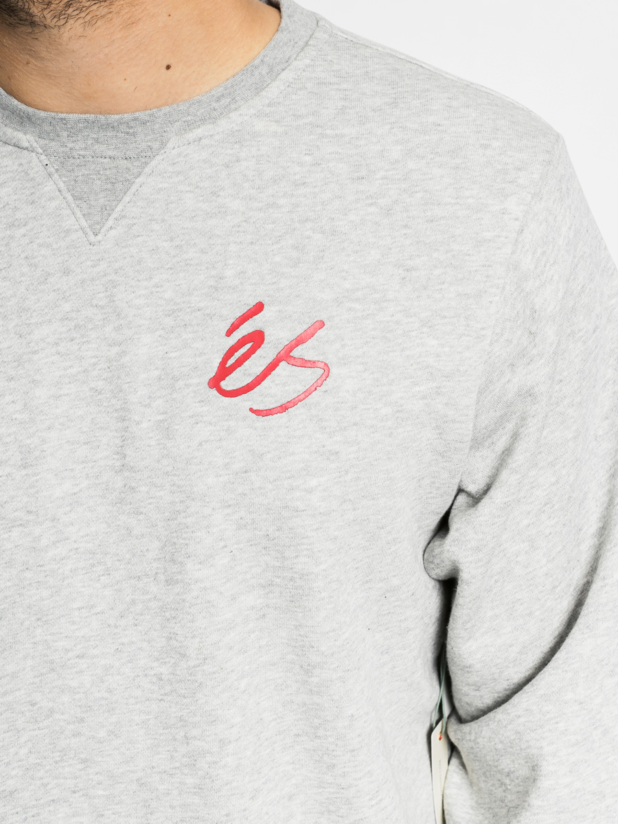 Es Sweatshirt Script Crew (grey heather)