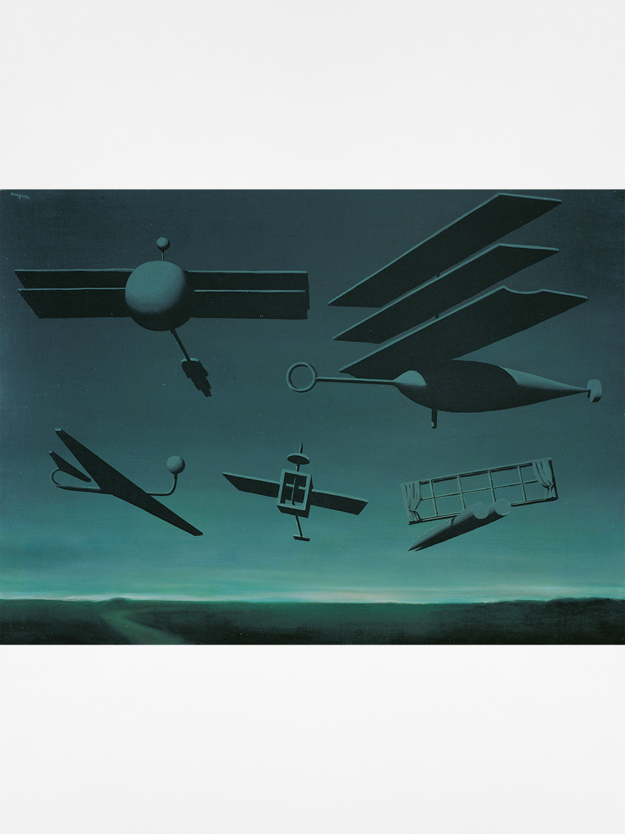 Komono Uhr Magnus Magritte (black flag)