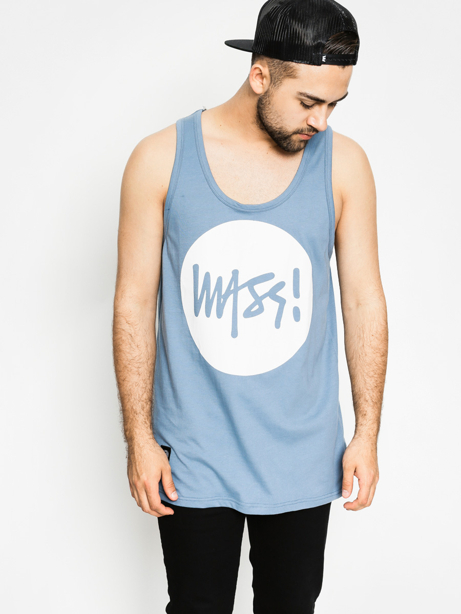 MassDnm Tank top Signature Tank (teal/white)