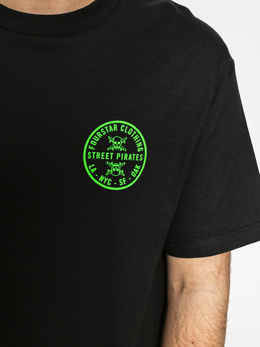 Fourstar T-shirt Circle Patch (black)