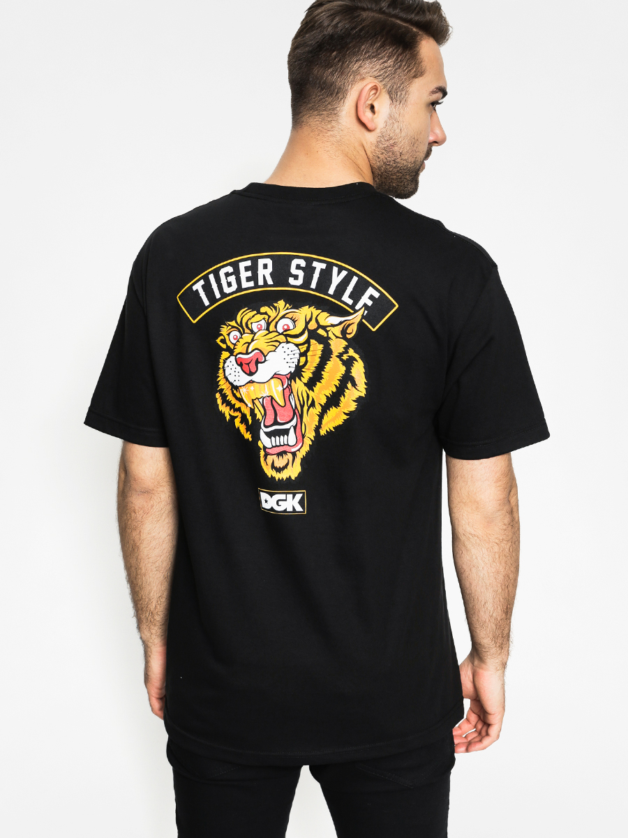 DGK T shirt Tiger Style black black