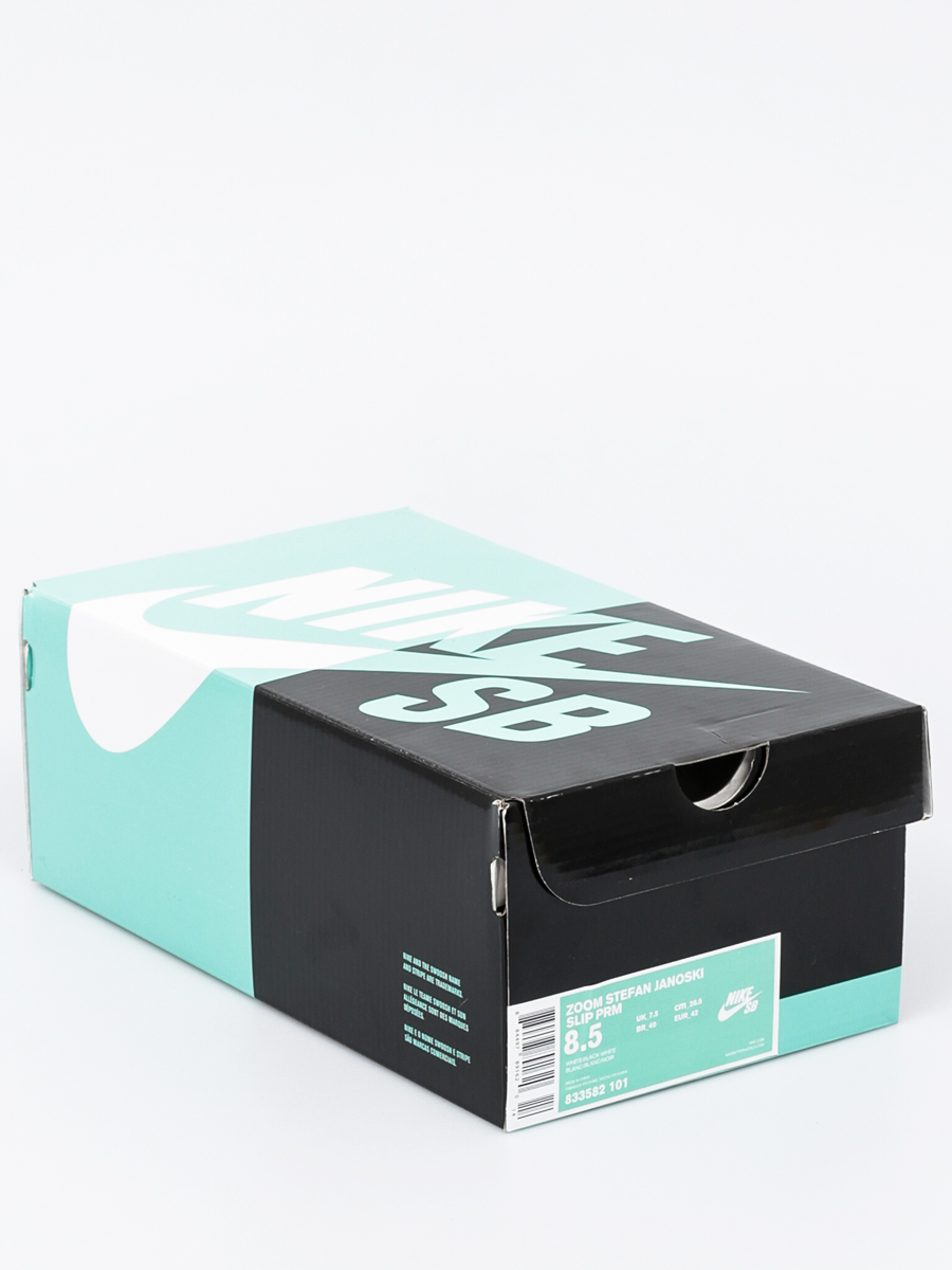 Nike SB Shoes Zoom Stefan Janoski Slip Prm (white/black/white)