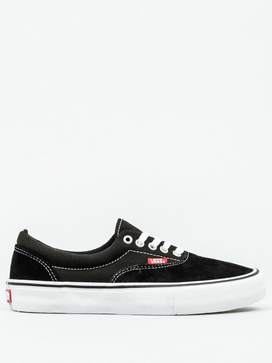 vans era pro black white