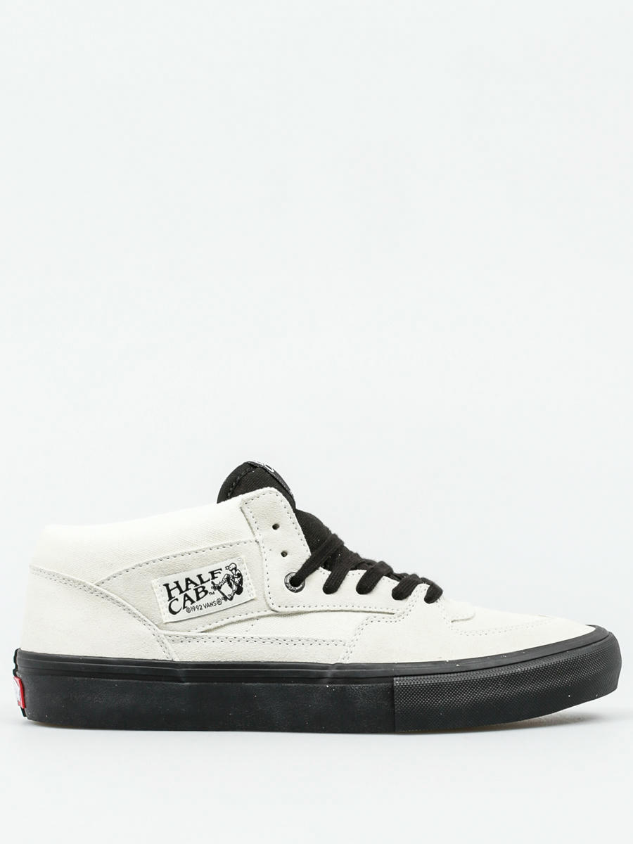 vans half cab pro white