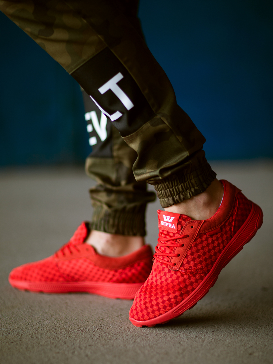 Supra Shoes Hammer Run (red red)