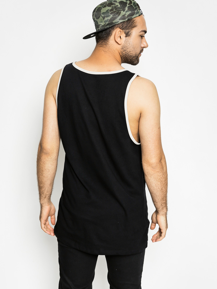 Kr3w Tank top Baveled (black/eggshell)