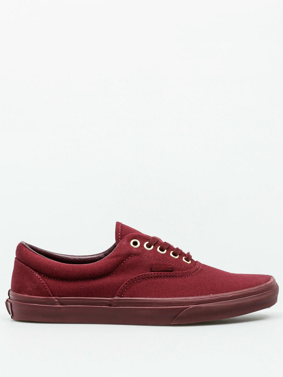 Burgundy shop vans mono