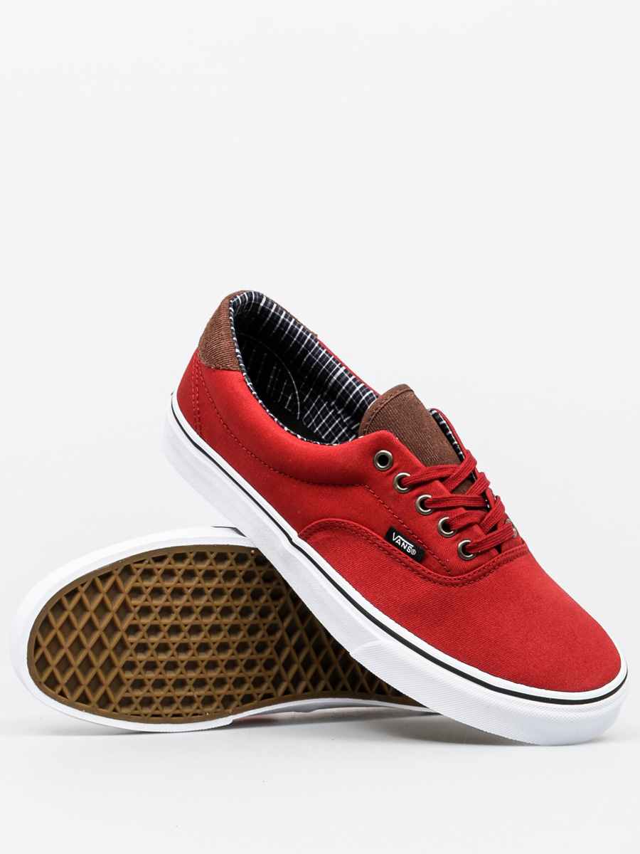 Vans Shoes Era 59 (cord & plaid/red dahlia)