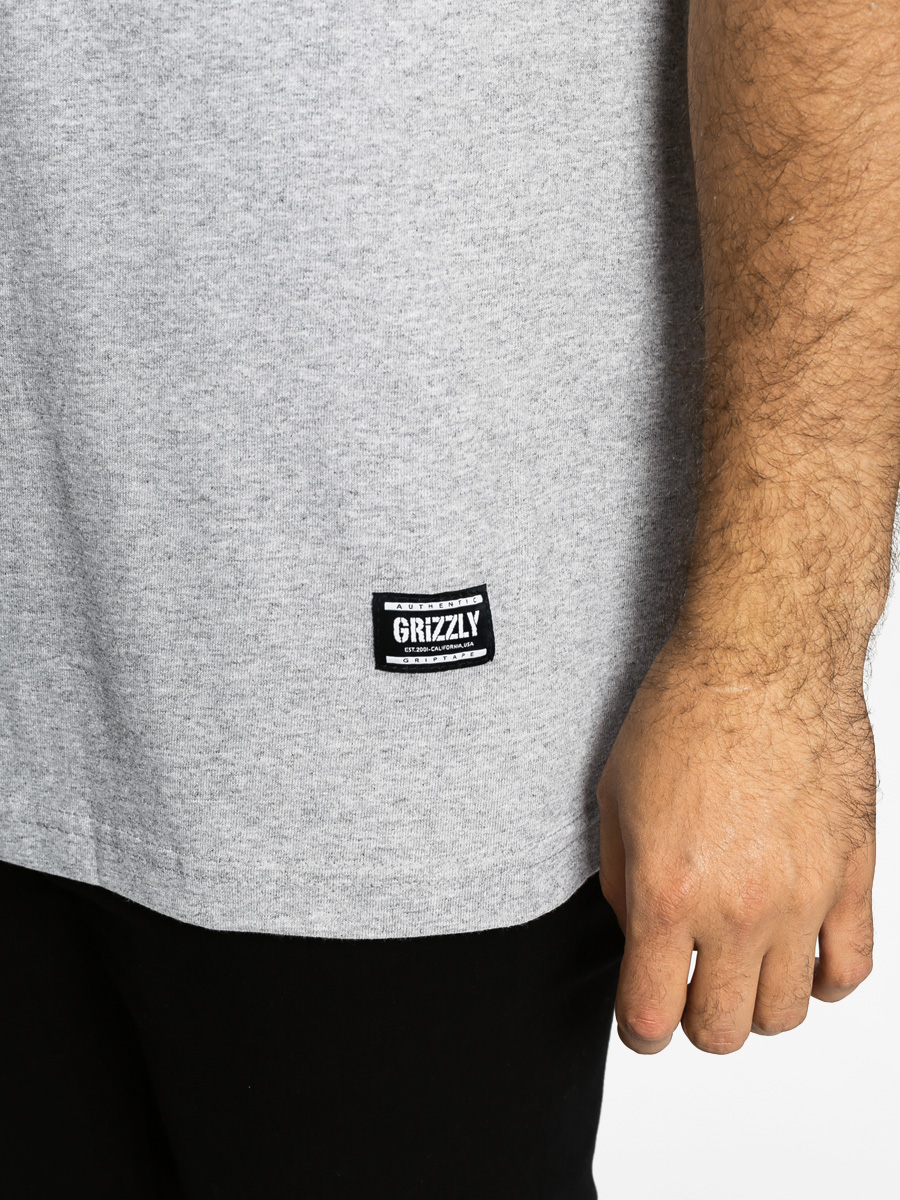 Diamond Grizzly T-Shirt Fur Fish Game (grey)