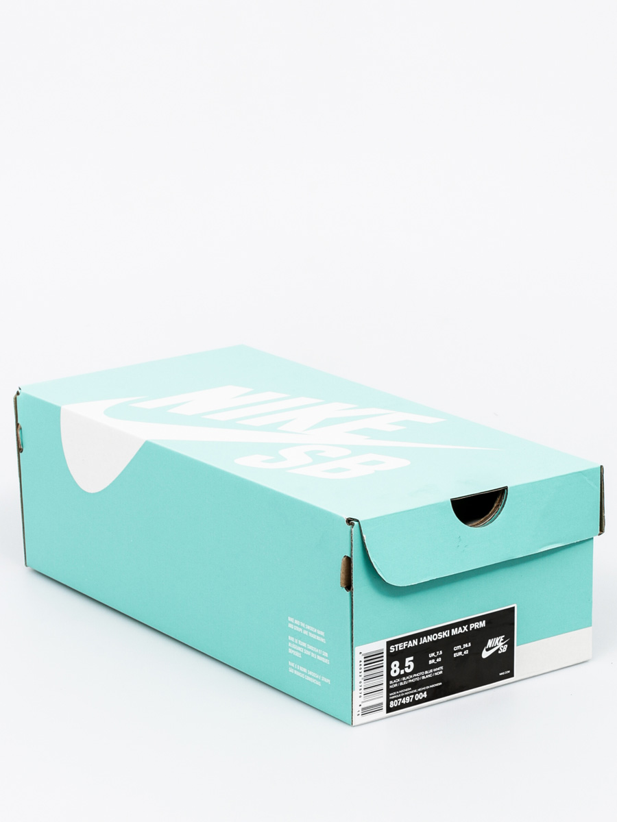 Nike SB Schuhe Stefan Janoski Max Prm (black/black photo blue white)
