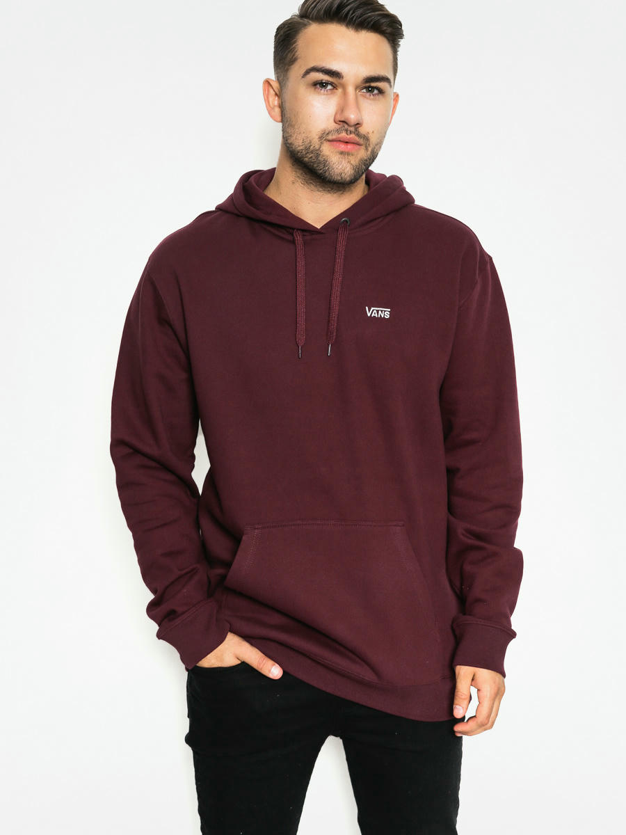 Burgundy best sale vans sweatshirt