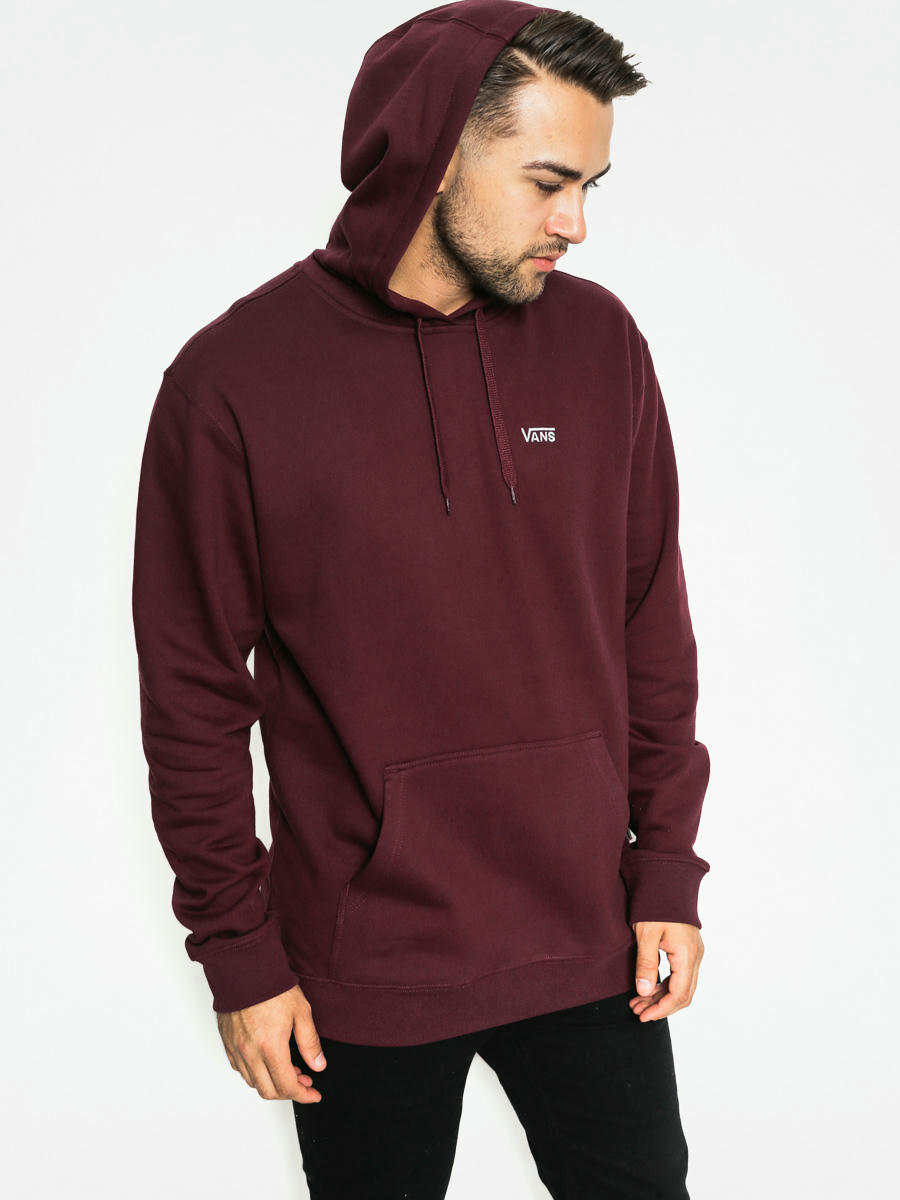 maroon vans hoodie