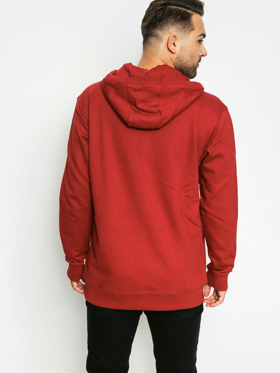 vans red and white hoodie