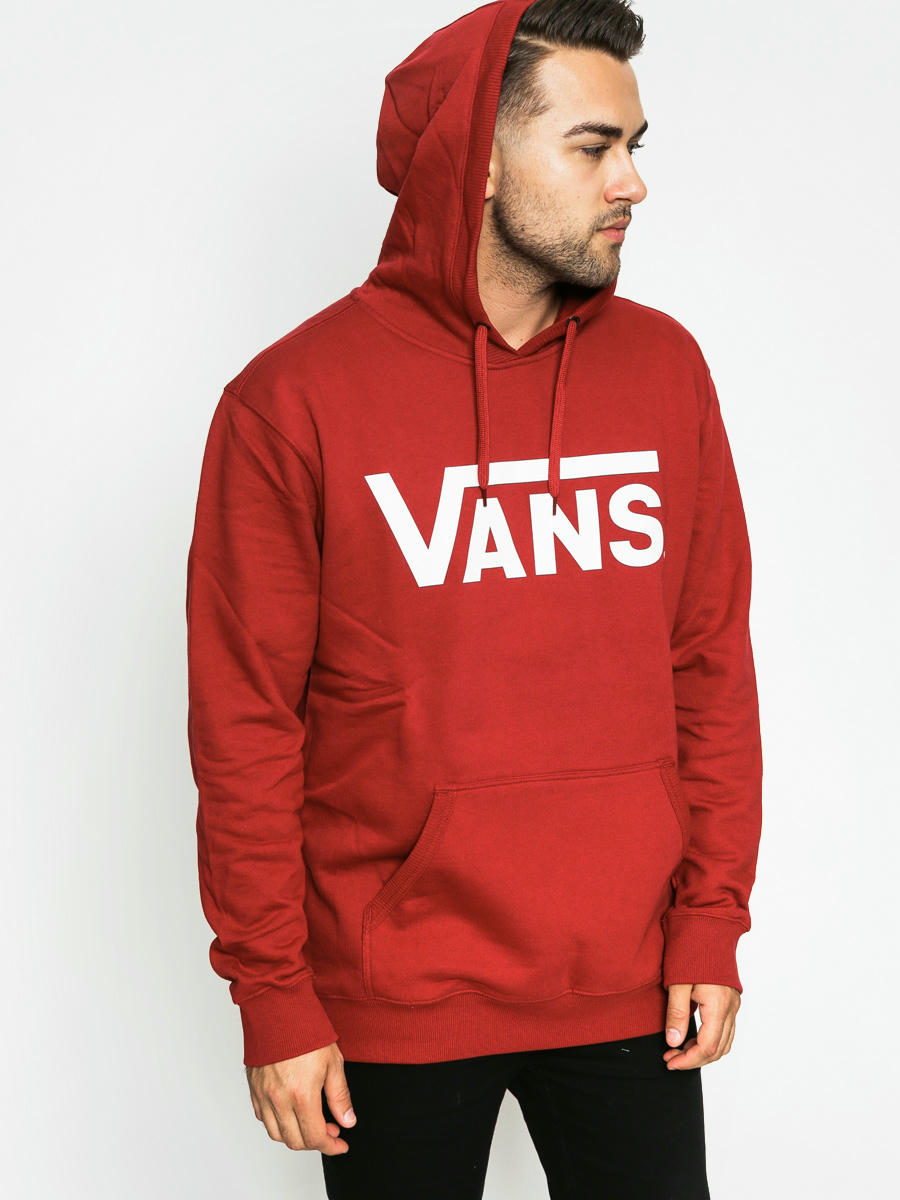 white and red vans hoodie