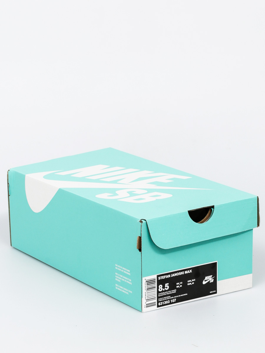 Nike SB Shoes Stefan Janoski Max (white/black volt white)