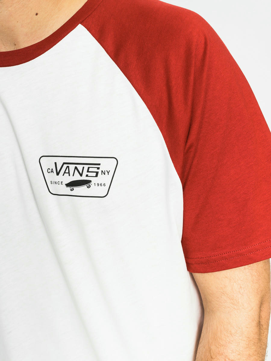 white and red vans t shirt