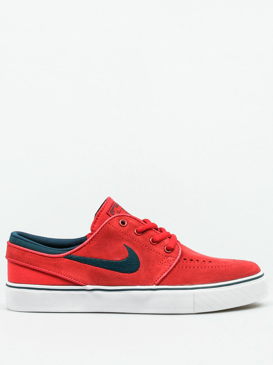 Nike SB Shoes Kids Stefan Janoski Gs red unvrsty rd mdnght trq wht gm l