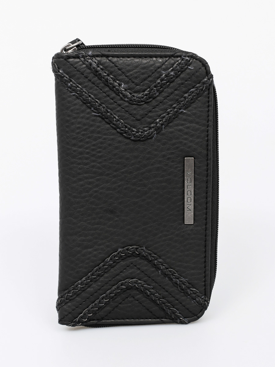 Volcom Wallet City Girl Zip Wmn (blk)