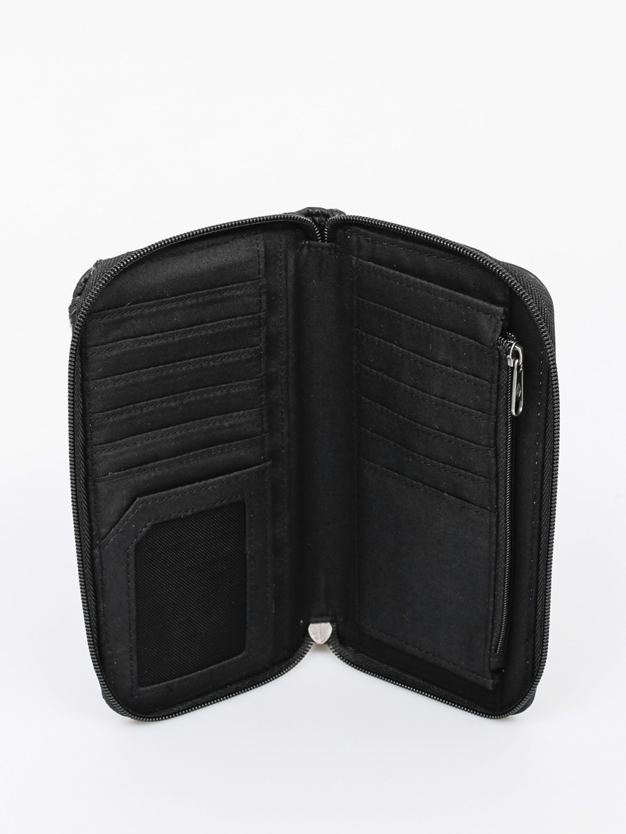Volcom Wallet City Girl Zip Wmn (blk)