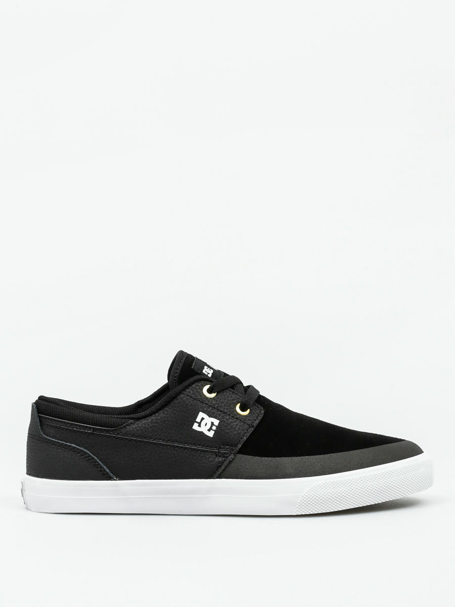 black and gold dc shoes