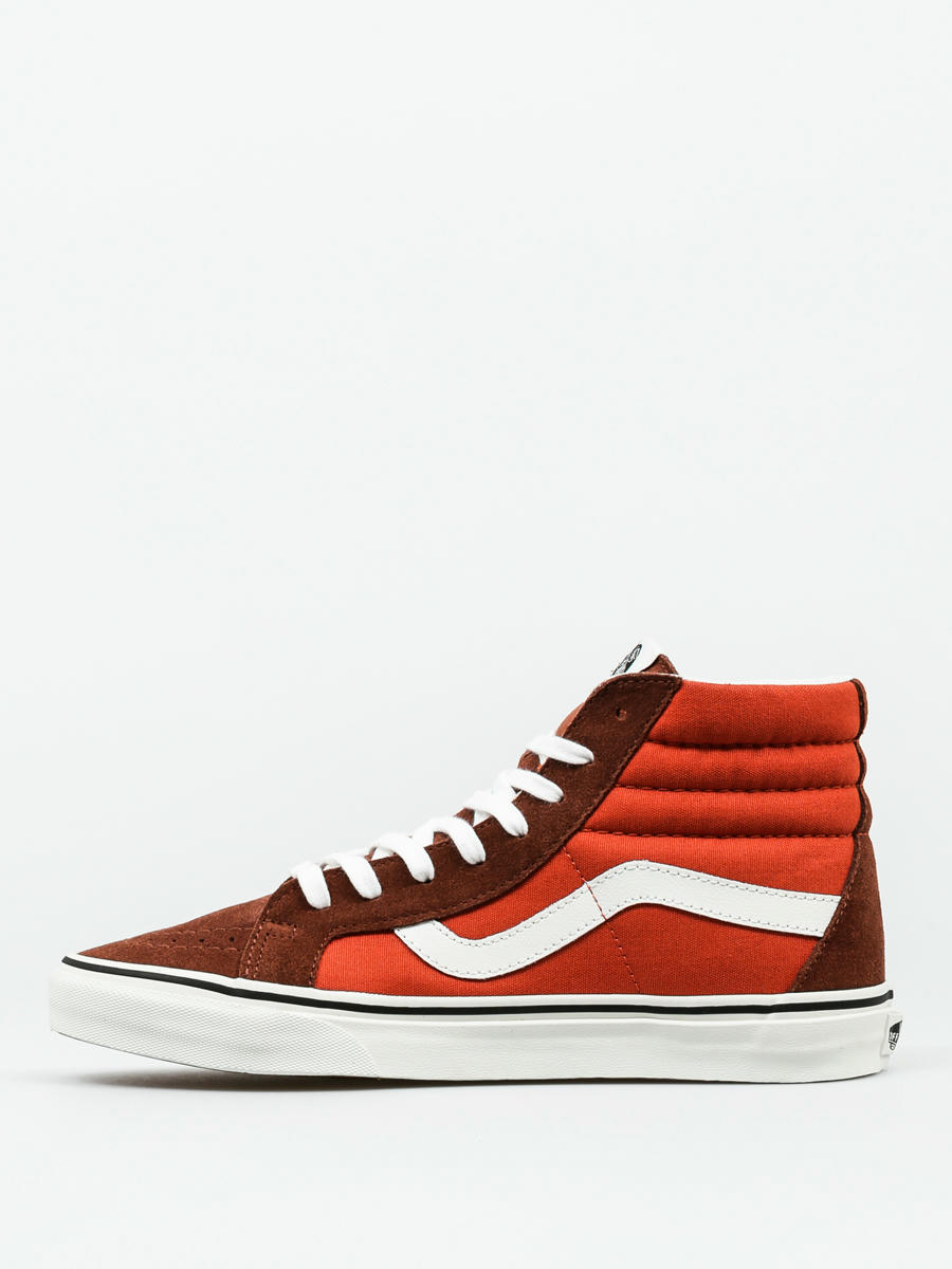 burnt orange high top vans