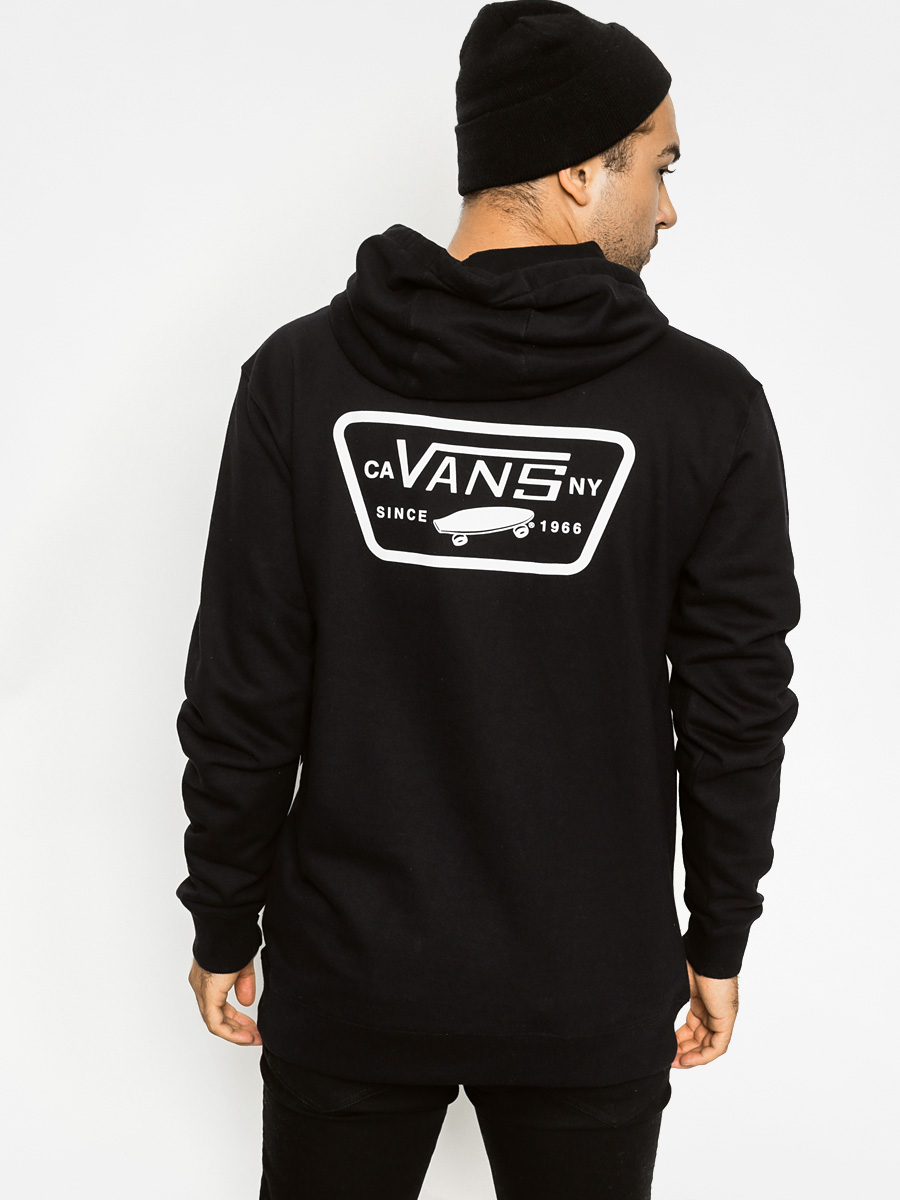 all black vans hoodie