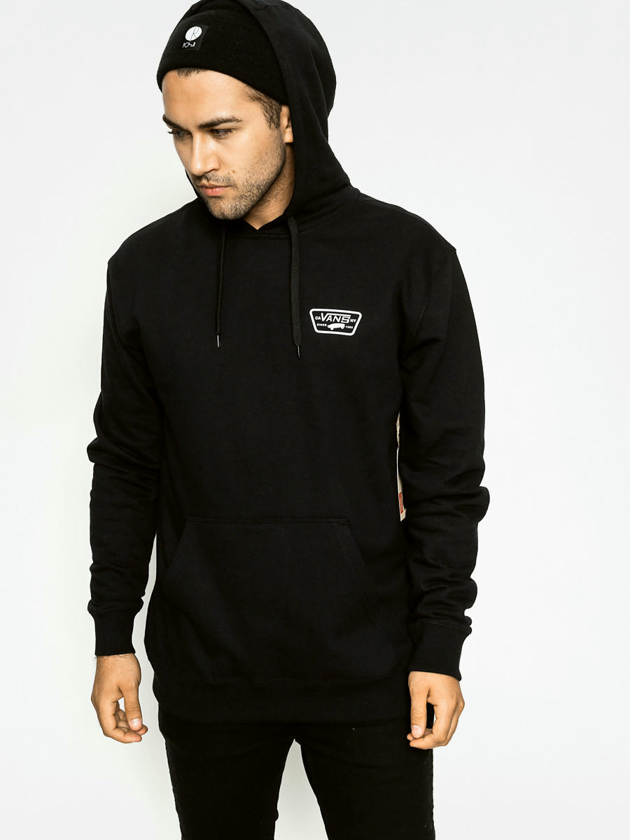 vans black hoodie mens