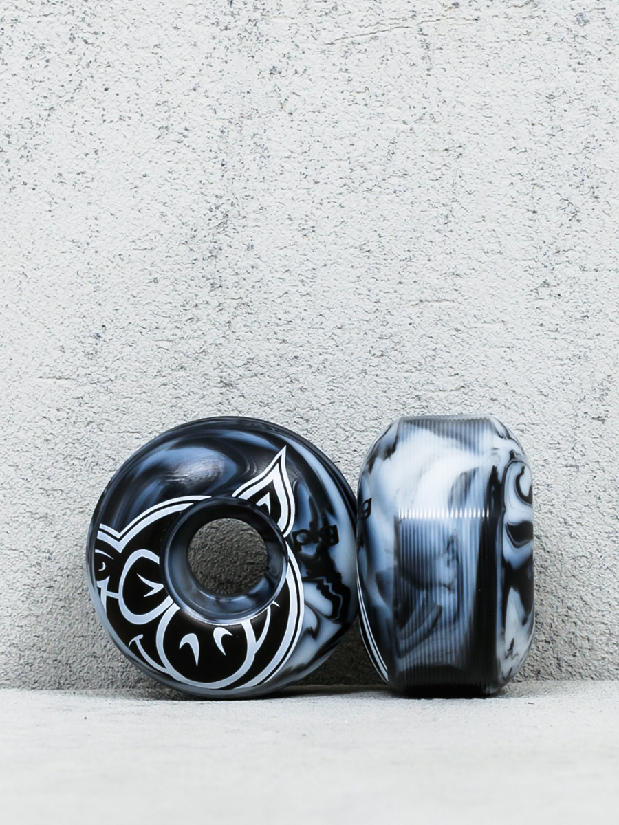 Pig Wheels Head Swirls (black white)