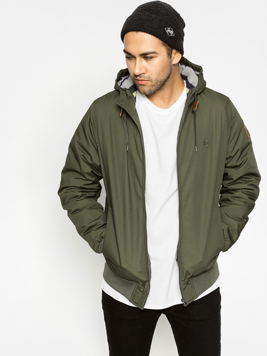 element green jacket