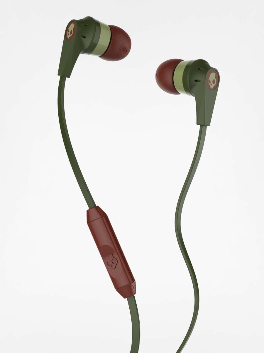 Skullcandy Headphones Inkd 2 0 W Mic (olive/burgundy/sage)