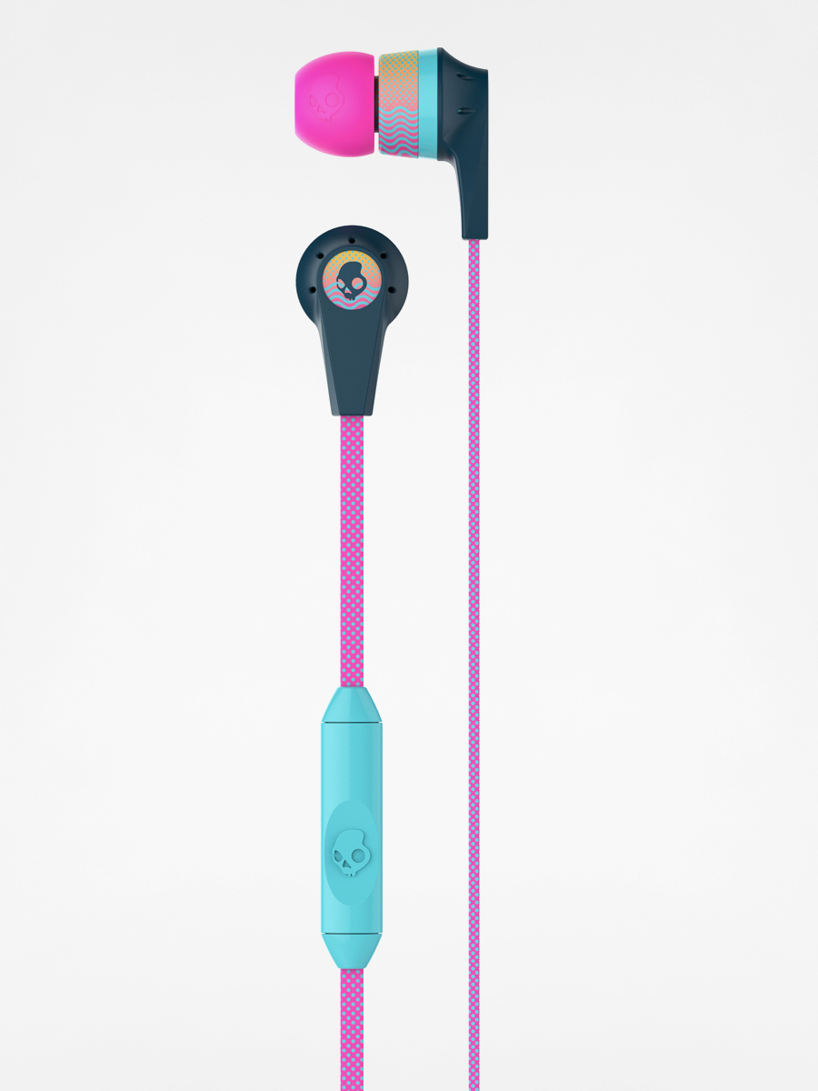Skullcandy Headphones Inkd 2 0 W Mic (cpink/yellow/navy)