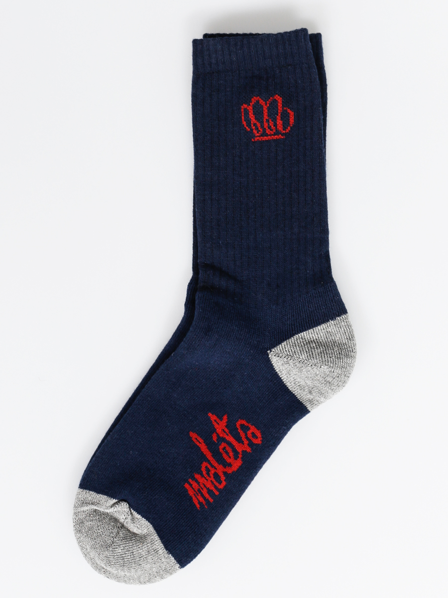 Malita Socks Yoda (navy/heather grey)