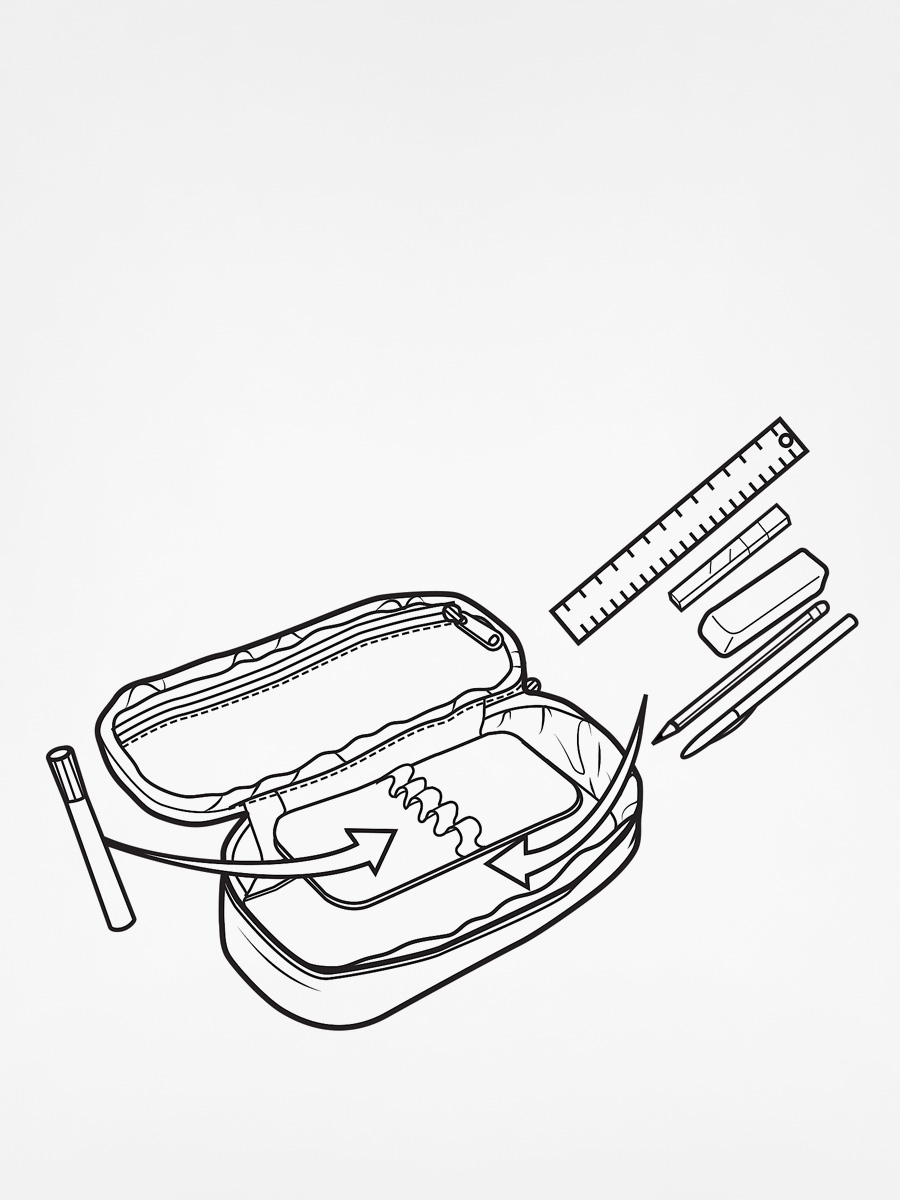 Burton Pencil case Switchback (tblk triple ripstop)