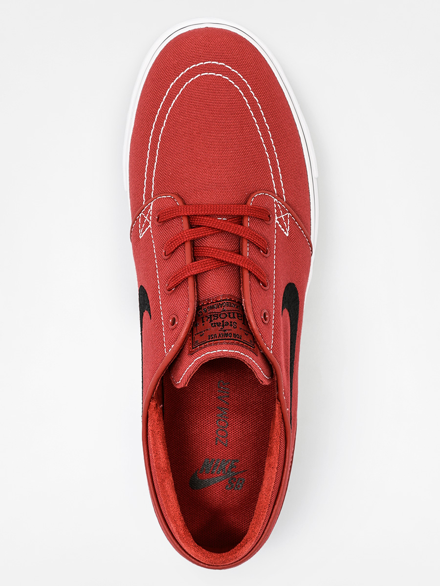 Nike SB Shoes Zoom Stefan Janoski Cnvs (drk cynn/blck gm lght brwn wht)