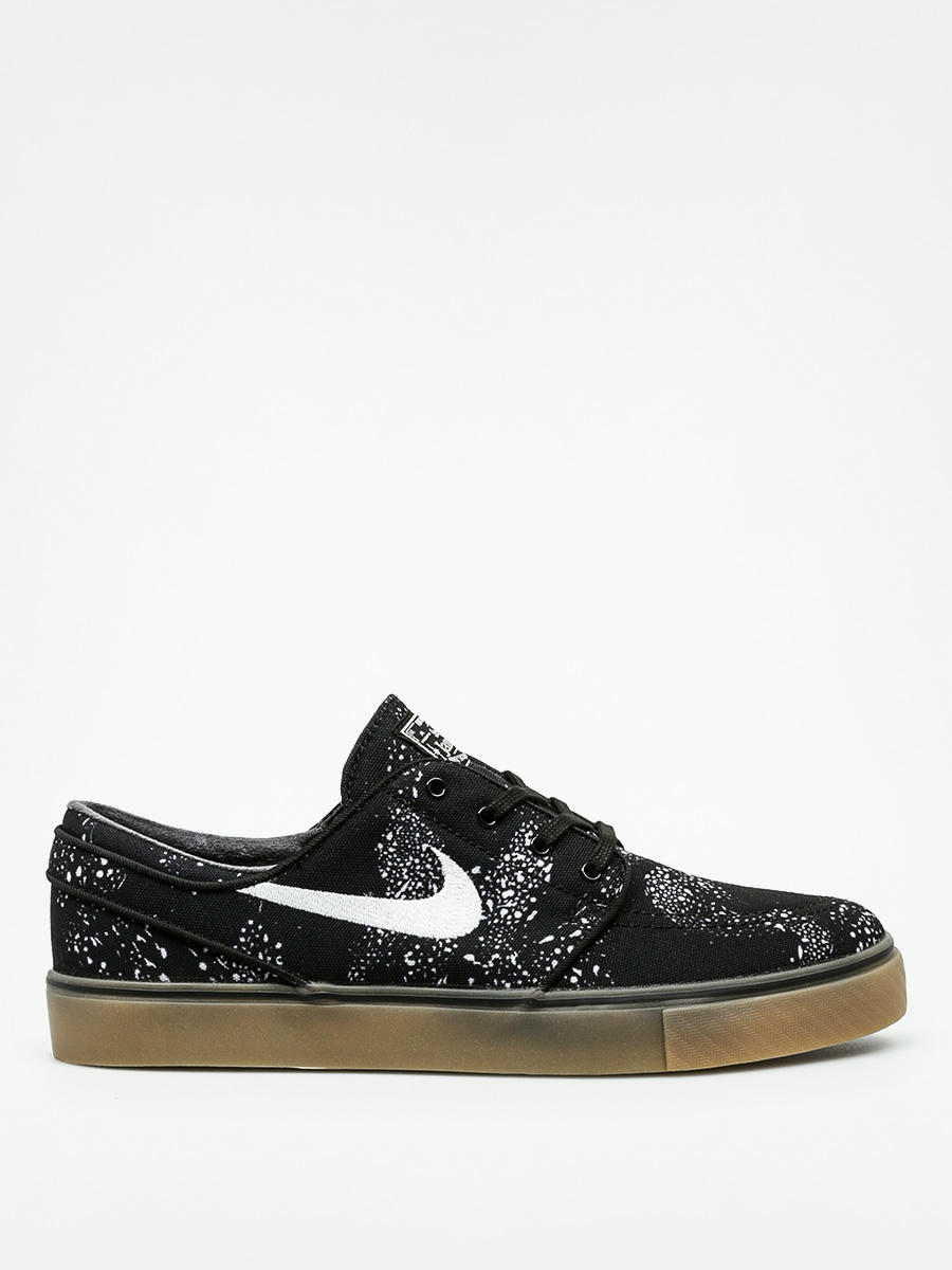 Nike SB Shoes Zoom Stefan Janoski Cnvs Prm black black white white gm lght brwn