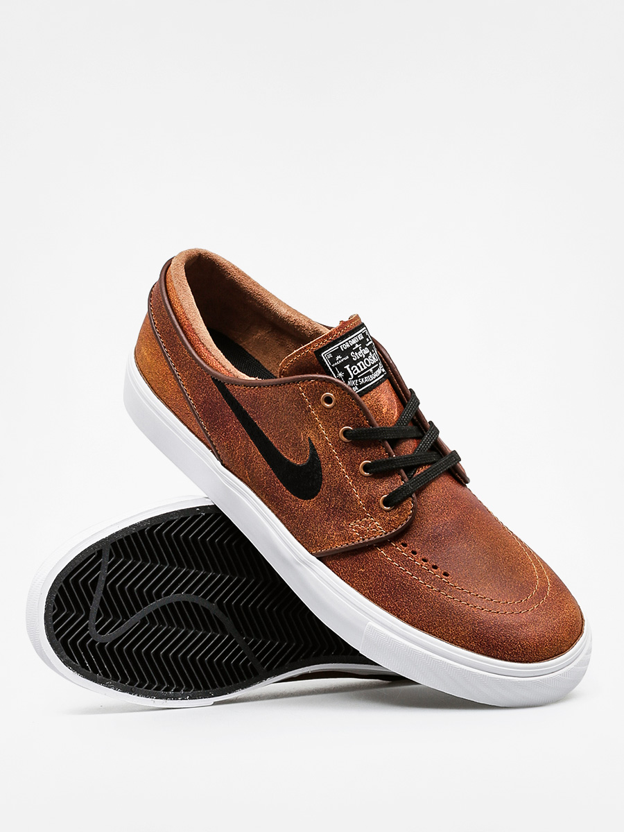 Nike SB Shoes Zoom Stefan Janoski Elite (al brown/blk white dk fld brwd)
