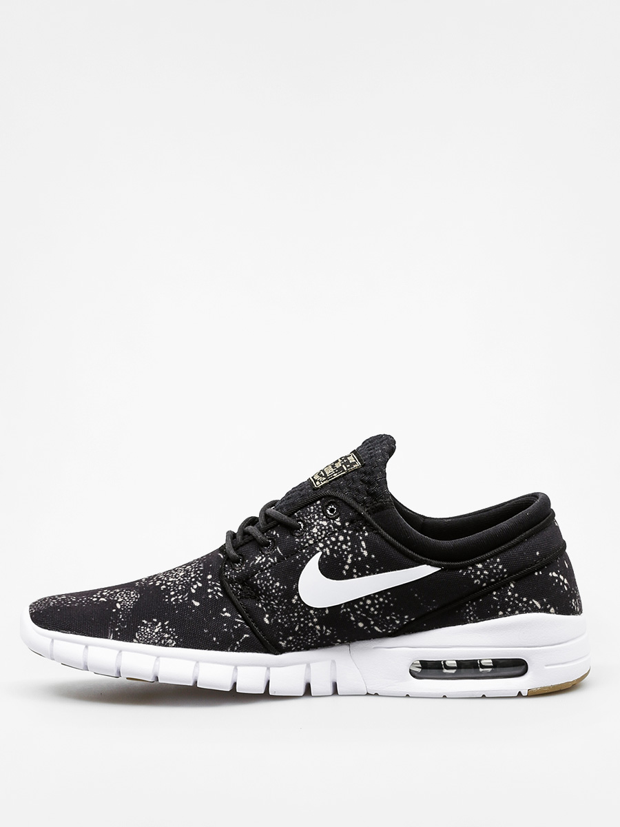Nike SB Shoes Stefan Janoski Max Prm (blck/wht ntrl olv gm lght brwn)