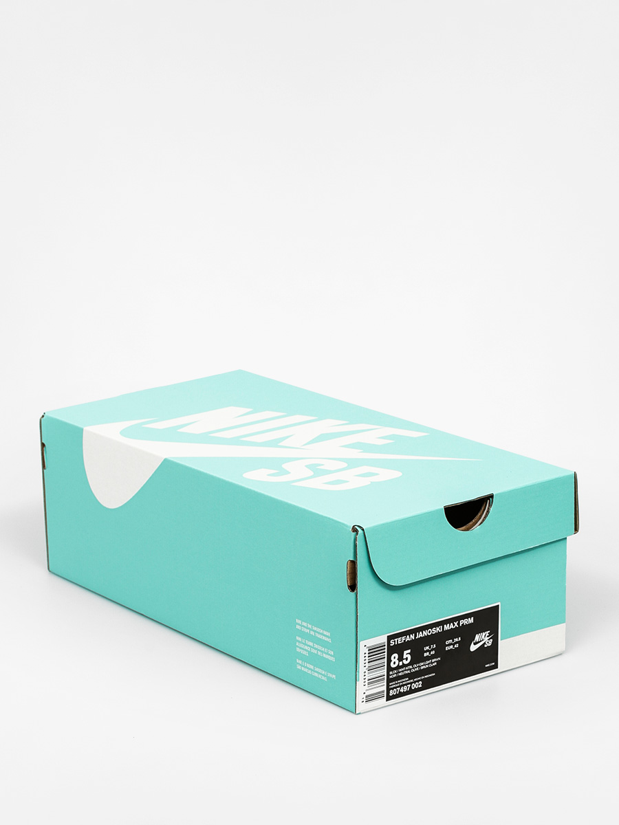 Nike SB Schuhe Stefan Janoski Max Prm (blck/wht ntrl olv gm lght brwn)