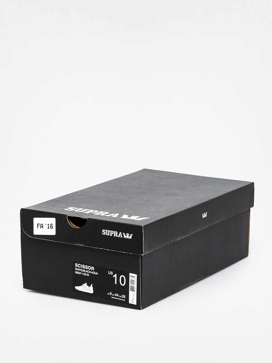 Supra Shoes Scissor (white/black aqua)