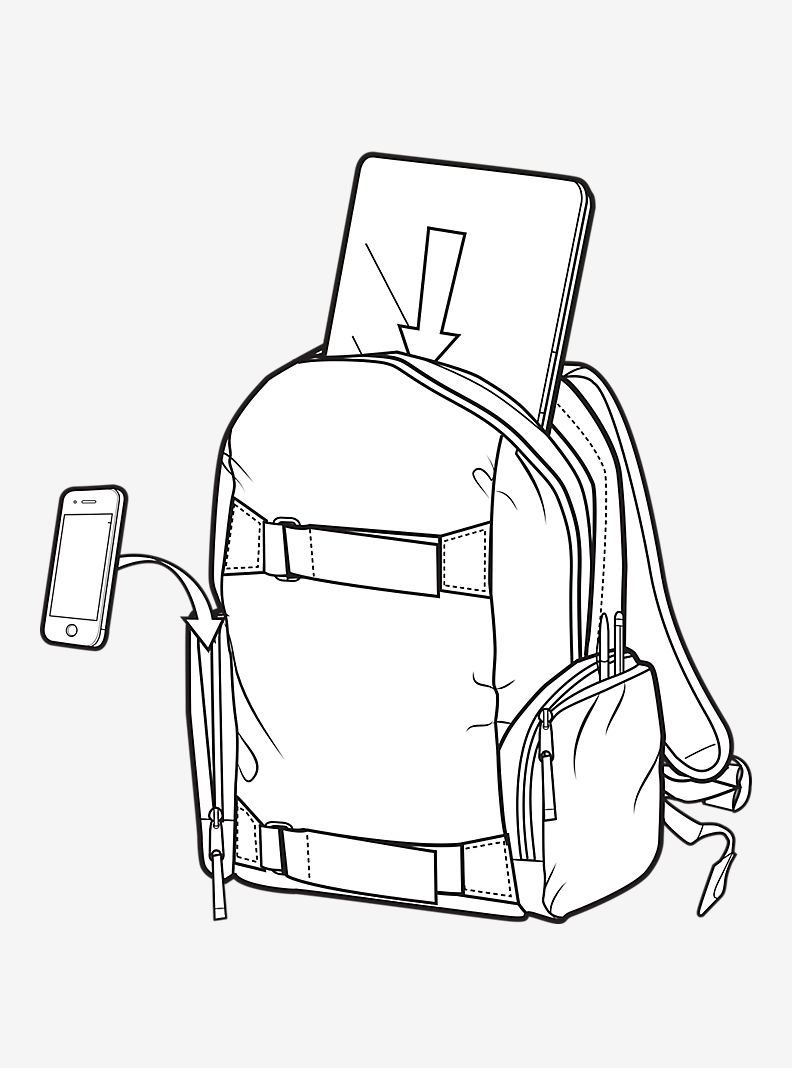 Burton Kinderrucksack Emphasis (ikat dot print)